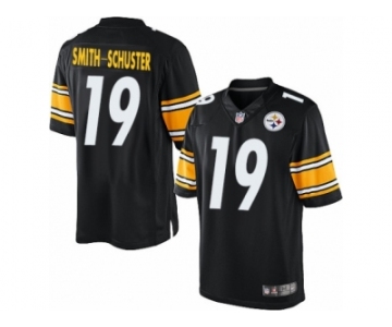 Men's Nike Pittsburgh Steelers #19 JuJu Smith-Schuster Limited Black Team Color NFL Jersey