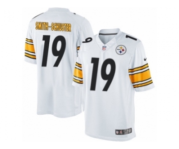 Men's Nike Pittsburgh Steelers #19 JuJu Smith-Schuster Limited White NFL Jersey