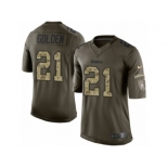 Men's Nike Pittsburgh Steelers #21 Robert Golden Limited Green Salute to Service NFL Jersey