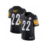 Men's Nike Pittsburgh Steelers #22 William Gay Vapor Untouchable Limited Black Team Color NFL Jersey