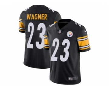 Men's Nike Pittsburgh Steelers #23 Mike Wagner Vapor Untouchable Limited Black Team Color NFL Jersey