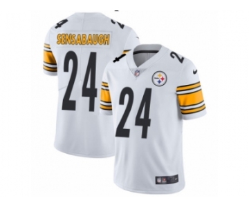 Men's Nike Pittsburgh Steelers #24 Coty Sensabaugh White Vapor Untouchable Limited Player NFL Jersey