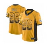 Men's Nike Pittsburgh Steelers #26 Le'Veon Bell Limited Gold Rush Drift Fashion NFL Jersey