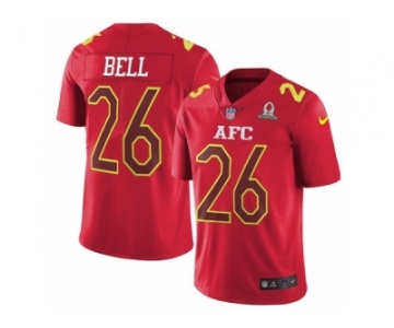 Men's Nike Pittsburgh Steelers #26 Le'Veon Bell Limited Red 2017 Pro Bowl NFL Jersey