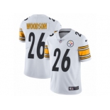 Men's Nike Pittsburgh Steelers #26 Rod Woodson Vapor Untouchable Limited White NFL Jersey