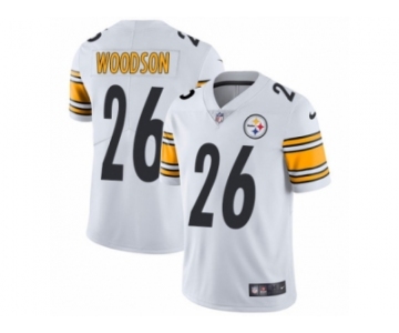 Men's Nike Pittsburgh Steelers #26 Rod Woodson Vapor Untouchable Limited White NFL Jersey