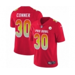 Men's Nike Pittsburgh Steelers #30 James Conner Limited Red AFC 2019 Pro Bowl NFL Jersey