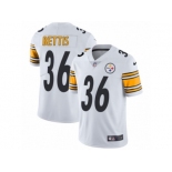 Men's Nike Pittsburgh Steelers #36 Jerome Bettis Vapor Untouchable Limited White NFL Jersey