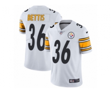 Men's Nike Pittsburgh Steelers #36 Jerome Bettis Vapor Untouchable Limited White NFL Jersey