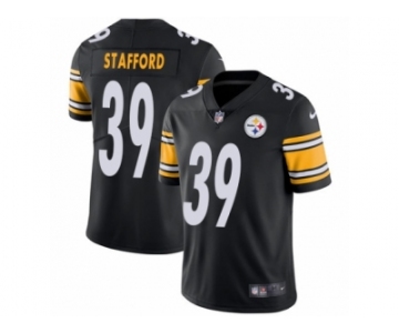 Men's Nike Pittsburgh Steelers #39 Daimion Stafford Black Team Color Vapor Untouchable Limited Player NFL Jersey