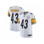 Men's Nike Pittsburgh Steelers #43 Troy Polamalu Vapor Untouchable Limited White NFL Jersey