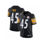 Men's Nike Pittsburgh Steelers #45 Roosevelt Nix Vapor Untouchable Limited Black Team Color NFL Jersey