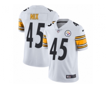 Men's Nike Pittsburgh Steelers #45 Roosevelt Nix Vapor Untouchable Limited White NFL Jersey