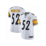 Men's Nike Pittsburgh Steelers #52 Mike Webster Vapor Untouchable Limited White NFL Jersey