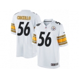 Men's Nike Pittsburgh Steelers #56 Anthony Chickillo Limited White NFL Jersey