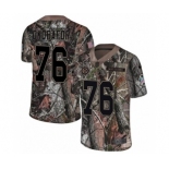 Men's Nike Pittsburgh Steelers #76 Chukwuma Okorafor Camo Rush Realtree Limited NFL Jersey