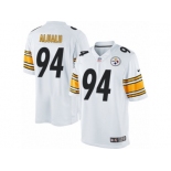 Men's Nike Pittsburgh Steelers #94 Tyson Alualu Limited White NFL Jersey