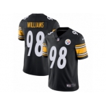 Men's Nike Pittsburgh Steelers #98 Vince Williams Vapor Untouchable Limited Black Team Color NFL Jersey