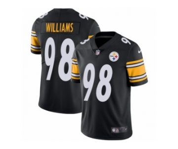 Men's Nike Pittsburgh Steelers #98 Vince Williams Vapor Untouchable Limited Black Team Color NFL Jersey