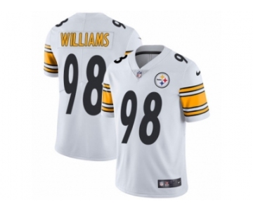 Men's Nike Pittsburgh Steelers #98 Vince Williams Vapor Untouchable Limited White NFL Jersey