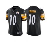 Men's Pittsburgh Steelers #10 Mitchell Trubisky Black Vapor Untouchable Limited Stitched Jersey