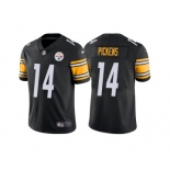 Men's Pittsburgh Steelers #14 George Pickens Black Vapor Untouchable Limited Stitched Jersey