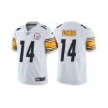 Men's Pittsburgh Steelers #14 George Pickens White Vapor Untouchable Limited Stitched Jersey