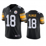 Men's Pittsburgh Steelers #18 John Rhys Plumlee White Vapor Untouchable Limited Football Stitched Jersey