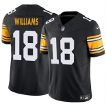 Men's Pittsburgh Steelers #18 Mike Williams Black 2024 F.U.S.E. Alternate Vapor Untouchable Limited Stitched Jersey