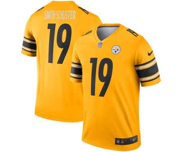 Men's Pittsburgh Steelers #19 JuJu Smith-Schuster Limited Gold Inverted Legend Football Jersey