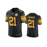 Men's Pittsburgh Steelers #21 Tre Norwood Black Color Rush Limited Stitched Jersey