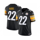 Men's Pittsburgh Steelers #22 Najee Harris Black 2023 F.U.S.E. Vapor Untouchable Limited Stitched Jersey