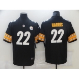 Men's Pittsburgh Steelers #22 Najee Harris Black Alternate Vapor Untouchable Limited Player Football Jersey