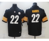 Men's Pittsburgh Steelers #22 Najee Harris Black Alternate Vapor Untouchable Limited Player Football Jersey