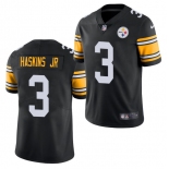 Men's Pittsburgh Steelers #3 Dwayne Haskins Jr. Black Vapor Untouchable Limited Stitched Jersey