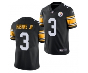 Men's Pittsburgh Steelers #3 Dwayne Haskins Jr. Black Vapor Untouchable Limited Stitched Jersey