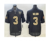 Men's Pittsburgh Steelers #3 Russell Wilson Black Camo 2020 Salute To Service Stitched NFL Nike Limited Jersey