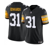 Men's Pittsburgh Steelers #31 Daijun Edwards Black 2024 F.U.S.E. Alternate Vapor Untouchable Limited Football Stitched Jersey