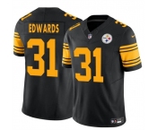 Men's Pittsburgh Steelers #31 Daijun Edwards Black 2024 F.U.S.E. Color Rush Limited Football Stitched Jersey