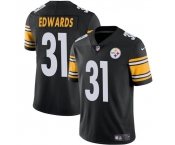 Men's Pittsburgh Steelers #31 Daijun Edwards Black Vapor Untouchable Limited Football Stitched Jersey