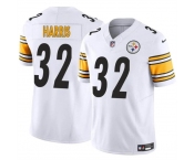 Men's Pittsburgh Steelers #32 Franco Harris White 2024 F.U.S.E. Alternate Vapor Untouchable Limited Stitched Jersey