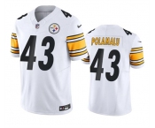 Men's Pittsburgh Steelers #43 Troy Polamalu White 2023 F.U.S.E. Vapor Untouchable Color Rish Limited Football Stitched Jersey