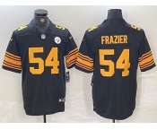 Men's Pittsburgh Steelers #54 Zach Frazier Black Color Rush Untouchable Limited Stitched Jersey