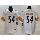 Men's Pittsburgh Steelers #54 Zach Frazier White Vapor Untouchable Limited Stitched Jersey