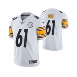 Men's Pittsburgh Steelers #61 Mason Cole White Vapor Untouchable Limited Stitched Jersey