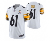 Men's Pittsburgh Steelers #61 Mason Cole White Vapor Untouchable Limited Stitched Jersey