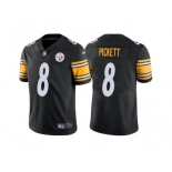 Men's Pittsburgh Steelers #8 Kenny Pickett 2022 Black Vapor Untouchable Limited Stitched Jersey