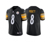 Men's Pittsburgh Steelers #8 Kenny Pickett 2022 Black Vapor Untouchable Limited Stitched Jersey