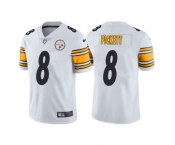 Men's Pittsburgh Steelers #8 Kenny Pickett 2022 White Vapor Untouchable Limited Stitched Jersey