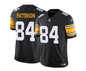 Men's Pittsburgh Steelers #84 Cordarrelle Patterson Black 2024 F.U.S.E. Alternate Vapor Untouchable Limited Football Stitched Jersey